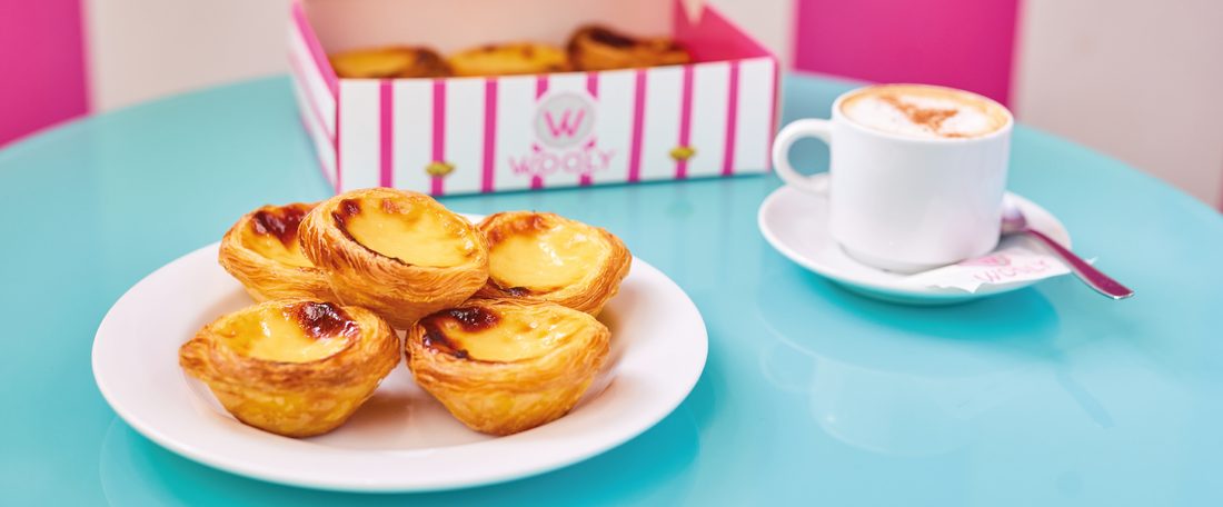 Pastel de nata et café Wooly Pâtisserie